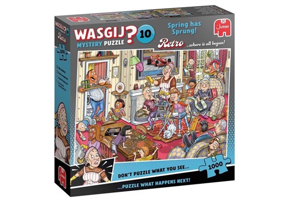 Puzzle 1000T Wasgij Retro Mystery 10 Endlich Frühling