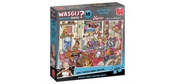 Puzzle 1000T Wasgij Retro Mystery 10 Endlich Frühling