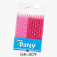 Qualatex-Geburtstagskerzen Pink Polka Dots Punkte
