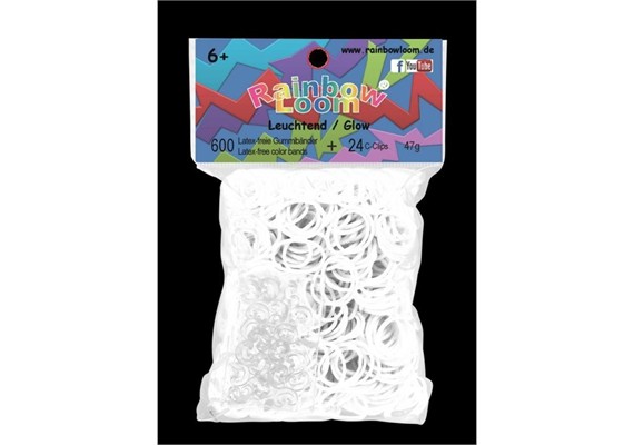 Rainbow Loom® Gummibänder glow in the dark