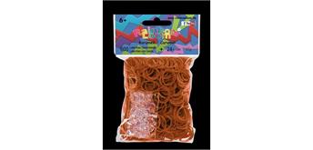 Rainbow Loom® Gummibänder karamell opaque