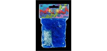 Rainbow Loom® Gummibänder marineblau jelly