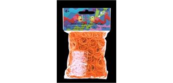 Rainbow Loom® Gummibänder neon orange opaque