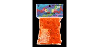 Rainbow Loom® Gummibänder orange jelly