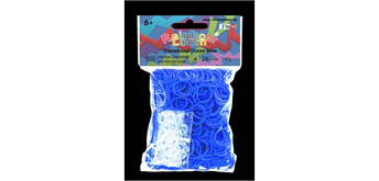 Rainbow Loom® Gummibänder ozeanblau opaque