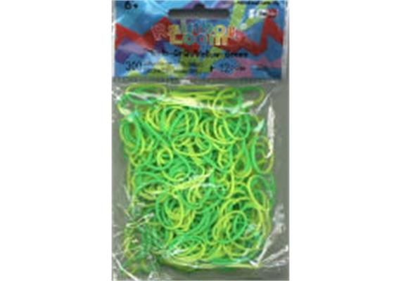 Rainbow Loom® Silikonbänder gelb-grün