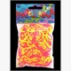 Rainbow Loom® Silikonbänder gelb-pink