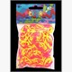 Rainbow Loom® Silikonbänder gelb-pink