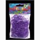 Rainbow Loom® Silikonbänder metallic lila