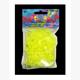 Rainbow Loom® Silikonbänder neon gelb