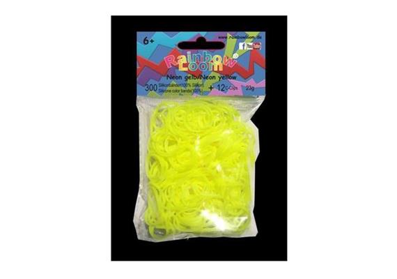 Rainbow Loom® Silikonbänder neon gelb