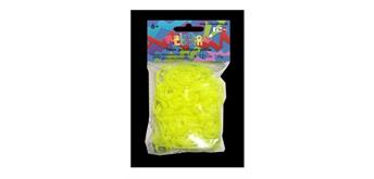Rainbow Loom® Silikonbänder neon gelb