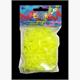 Rainbow Loom® Silikonbänder neon gelb