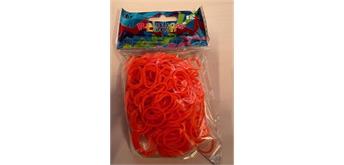 Rainbow Loom® Silikonbänder neon orange