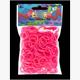 Rainbow Loom® Silikonbänder neon pink