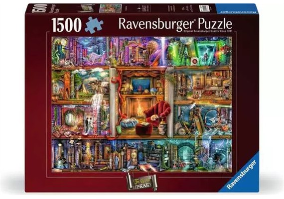 Ravensburger 00190 Puzzle Die grosse Bibliothek