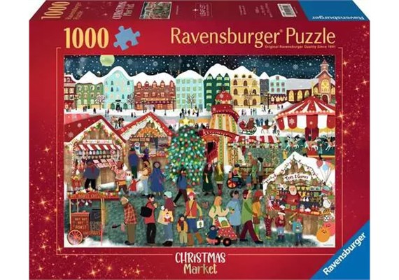 Ravensburger 00729 Puzzle Weihnachtsmarkt
