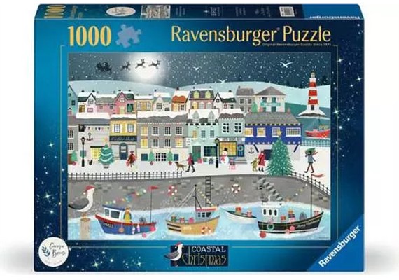 Ravensburger 01628 Puzzle Weihnachten am Hafen