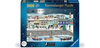 Ravensburger 01628 Puzzle Weihnachten am Hafen