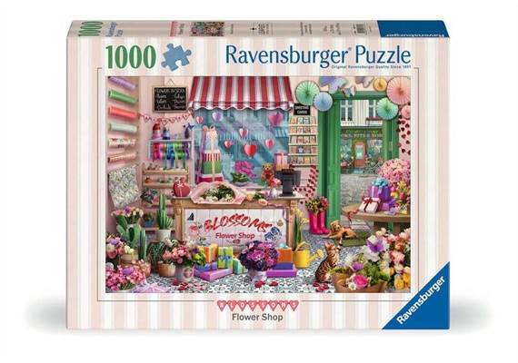 Ravensburger 01727 Puzzle Der kleine Blumenladen