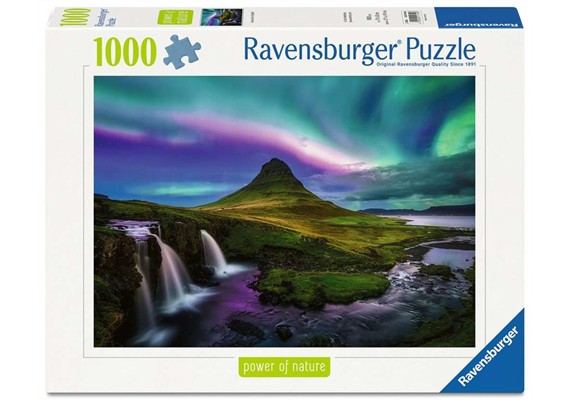 Ravensburger 01744 Puzzle Nordlicher über Kirkjufell