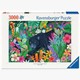 Ravensburger 01748 Puzzle Panther im blühenden Dschungel