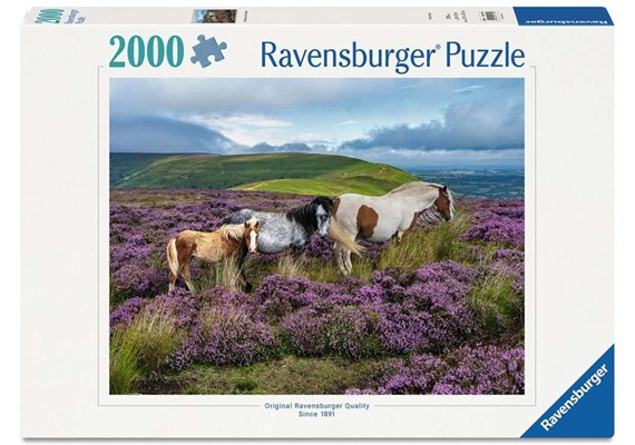 Ravensburger 01751 Puzzle Wildpferde in der Heide