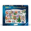 Ravensburger 01758 Puzzle Zauberhafte Weihnachtsstadt