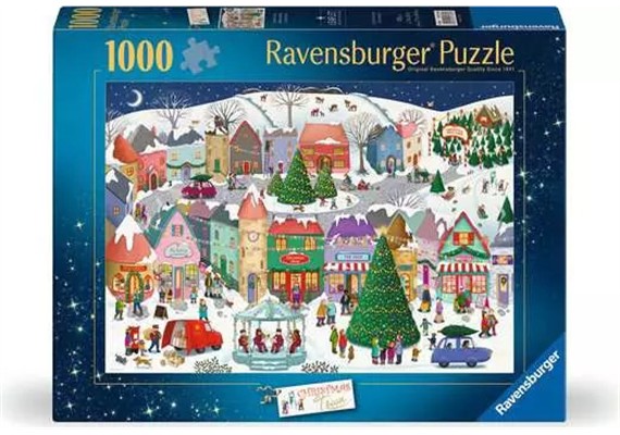 Ravensburger 01758 Puzzle Zauberhafte Weihnachtsstadt