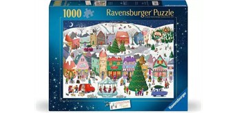 Ravensburger 01758 Puzzle Zauberhafte Weihnachtsstadt