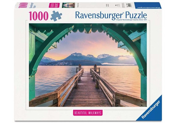 Ravensburger 01762 Puzzle Steg am Lac d'Annecy