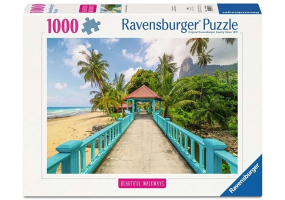 Ravensburger 01766 Puzzle Farbenfrohe Brücke in Malaysia