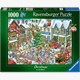 Ravensburger 01801 Puzzle Ray Nicholson Wimmelbild Weihnachten