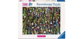 Ravensburger 01813 Puzzle Schwimmender Markt, Indonesion