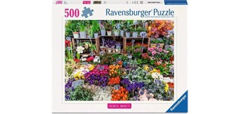 Ravensburger 01815 Puzzle Blumenmarkt, Frankreich