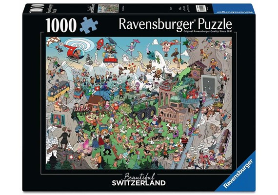 Ravensburger 01919 Puzzle Wimmelbild Schweiz
