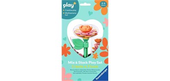 Ravensburger 02637 Play+ Blumen Steck- und Spiel-Set: Kleiner Blütenzauber orange