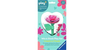 Ravensburger 02639 Play+ Blumen Steck- und Spiel-Set: Kleiner Blütenzauber pink