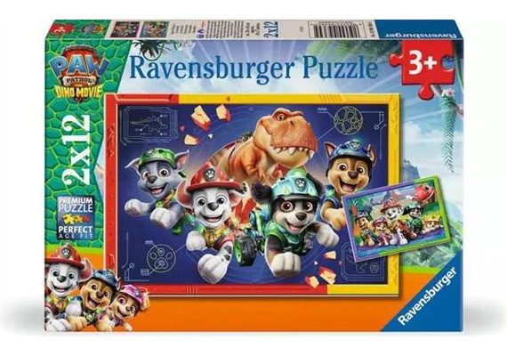 Ravensburger 04364 Puzzle Paw Patrol 3 Dino Movie