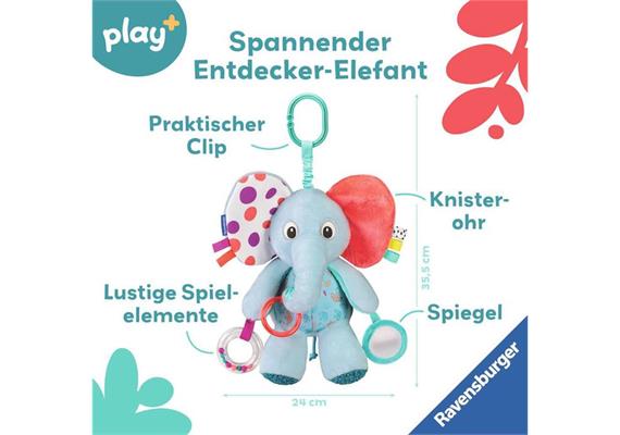 Ravensburger 04855 Play+ - Entdecker-Elefant