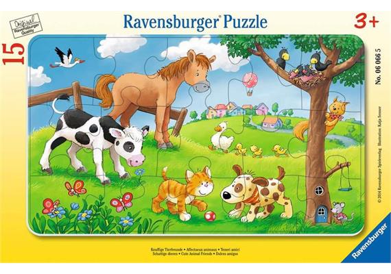 Ravensburger 06066 Knuffige Tierfreunde 15 Teile