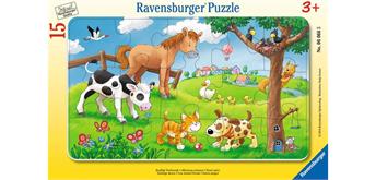 Ravensburger 06066 Knuffige Tierfreunde 15 Teile