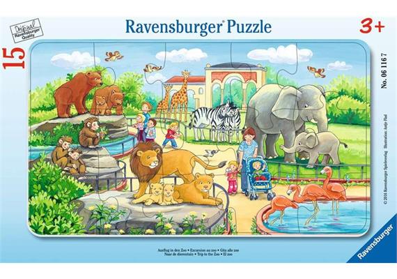 Ravensburger 06116 Ausflug in den Zoo 15 Teile