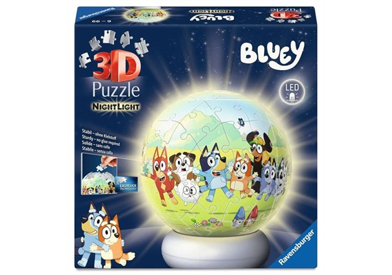 Ravensburger 08060 Puzzle-Ball Nachtlicht Bluey