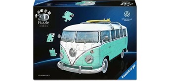 Ravensburger 08077 Puzzle 3D Iconics: Volkswagen T1 Chrom Edition