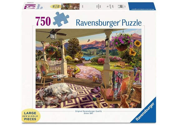 Ravensburger 17457 Puzzle Entspannung auf der Veranda