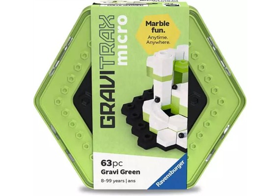 Ravensburger 20022 GraviTrax micro - Gravi Green (63 pc)
