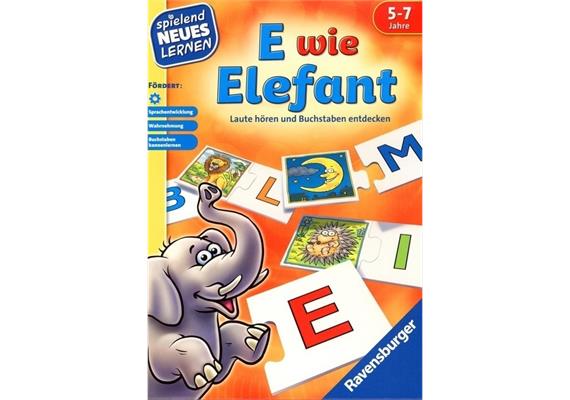 Ravensburger 24951 E wie Elefant, d, 5-7 Jahre