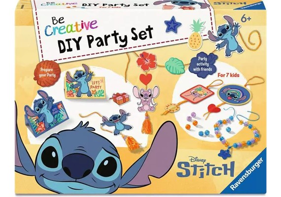 Ravensburger 28025 BeCreative Maxi Disney Stitch - DIY Party Set