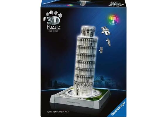 Ravensburger 3D Puzzle 08028: Schiefer Turm von Pisa - mit Licht